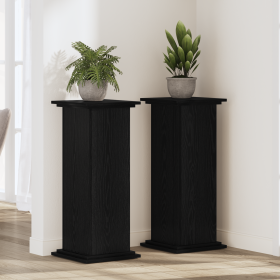 Soporte para Plantas de Roble Negro 33x33x100 cm Madera Tratada de , Soportes para macetas - Ref: Foro24-869238, Precio: 56,2...
