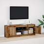 Mueble para TV con LED Madera Envejecida 139.5x34x50 cm Madera Compensada de , Muebles TV - Ref: Foro24-869239, Precio: 100,8...