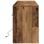 Mueble para TV con LED Madera Envejecida 139.5x34x50 cm Madera Compensada de , Muebles TV - Ref: Foro24-869239, Precio: 100,8...