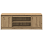 Mueble para TV con LED Roble Artesanal 139.5x34x50 cm Madera engineered de , Muebles TV - Ref: Foro24-869240, Precio: 104,44 ...