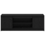 Mueble para TV con LED de Roble Negro 139.5x34x50 cm Madera Elaborada de , Muebles TV - Ref: Foro24-869241, Precio: 107,62 €,...