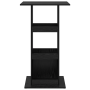 Mesa Bar con Almacenamiento Roble Negro 60x60x102 cm Madera Elaborada de , Mesas de cocina y de comedor - Ref: Foro24-869244,...