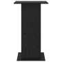 Mesa Bar con Almacenamiento Roble Negro 60x60x102 cm Madera Elaborada de , Mesas de cocina y de comedor - Ref: Foro24-869244,...