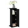 Soporte de Exhibición con Almacenamiento Roble Negro 31x30x90 cm Madera Ingenierizada | Foro24.es | Tu tienda online para hogar, jardín y más Foro24.es