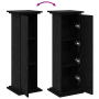 Soporte de Exhibición con Almacenamiento Roble Negro 31x30x90 cm Madera Ingenierizada | Foro24.es | Tu tienda online para hogar, jardín y más Foro24.es