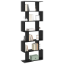 Gabinete para Libros Roble Negro 70x24x193.5 cm Madera