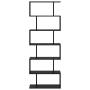 Gabinete para Libros Roble Negro 70x24x193.5 cm Madera