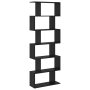 Gabinete para Libros Roble Negro 70x24x193.5 cm Madera