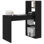 Escritorio con almacenamiento roble negro 113x54x120 cm Madera | Foro24.es | Tu tienda online para hogar, jardín y más Foro24.es