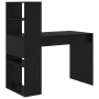 Escritorio con almacenamiento roble negro 113x54x120 cm Madera | Foro24.es | Tu tienda online para hogar, jardín y más Foro24.es