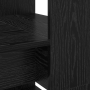 Escritorio con almacenamiento roble negro 113x54x120 cm Madera | Foro24.es | Tu tienda online para hogar, jardín y más Foro24.es