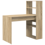 Escritorio con almacenamiento roble de Sonoma 113x54x120 cm Madera engineered de , Escritorios - Ref: Foro24-869276, Precio: ...