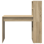 Escritorio con almacenamiento roble de Sonoma 113x54x120 cm Madera engineered de , Escritorios - Ref: Foro24-869276, Precio: ...