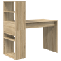Escritorio con almacenamiento roble de Sonoma 113x54x120 cm Madera engineered de , Escritorios - Ref: Foro24-869276, Precio: ...