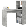 Escritorio Gris Concreto 113x54x120 cm Madera Elaborada de , Escritorios - Ref: Foro24-869277, Precio: 95,97 €, Descuento: %