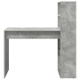 Escritorio Gris Concreto 113x54x120 cm Madera Elaborada de , Escritorios - Ref: Foro24-869277, Precio: 95,97 €, Descuento: %