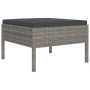 8-teiliges Gartenmöbel-Set und graue synthetische Rattankissen von vidaXL, Gartensets - Ref: Foro24-3094422, Preis: 707,77 €,...
