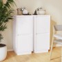 Sideboard 2 Stück aus massivem weißem Kiefernholz 31,5x34x75 cm von vidaXL, Sideboards - Ref: Foro24-813383, Preis: 67,55 €, ...