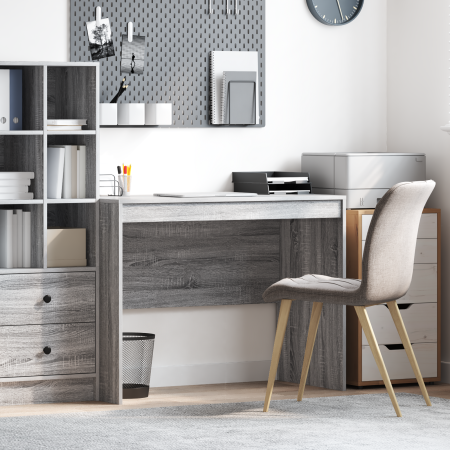 Escritorio de Escritura Gris sonoma MDF, Chapa 100 x 50 x 76 cm | Foro24.es | Tu tienda online para hogar, jardín y más Foro24.es