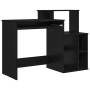 Escritorio con Almacenamiento Roble Negro 120.5x44x88.5 cm Madera | Foro24.es | Tu tienda online para hogar, jardín y más Foro24.es