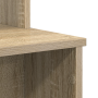 Escritorio con almacenamiento Roble de Sonoma 120.5x44x88.5 cm Madera elaborada de , Escritorios - Ref: Foro24-869476, Precio...