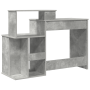 Escritorio con Almacenamiento Gris Concreto 120.5x44x88.5 cm Madera de Calidad | Foro24.es | Tu tienda online para hogar, jardín y más Foro24.es