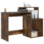 Escritorio con Almacenamiento Roble Ahumado 120.5x44x88.5 cm Madera | Foro24.es | Tu tienda online para hogar, jardín y más Foro24.es