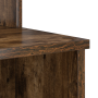 Escritorio con Almacenamiento Roble Ahumado 120.5x44x88.5 cm Madera | Foro24.es | Tu tienda online para hogar, jardín y más Foro24.es