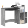 Escritorio con Almacenamiento Gris Sonoma 120.5x44x88.5 cm Madera Elaborada | Foro24.es | Tu tienda online para hogar, jardín y más Foro24.es