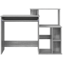 Escritorio con Almacenamiento Gris Sonoma 120.5x44x88.5 cm Madera Elaborada | Foro24.es | Tu tienda online para hogar, jardín y más Foro24.es