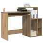 Escritorio con Almacenamiento Roble Artesanal 120.5x44x88.5 cm Madera Elaborada | Foro24.es | Tu tienda online para hogar, jardín y más Foro24.es