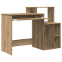 Escritorio con Almacenamiento Roble Artesanal 120.5x44x88.5 cm Madera Elaborada | Foro24.es | Tu tienda online para hogar, jardín y más Foro24.es