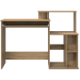 Escritorio con Almacenamiento Roble Artesanal 120.5x44x88.5 cm Madera Elaborada | Foro24.es | Tu tienda online para hogar, jardín y más Foro24.es