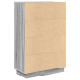 Escritorio Gris Gris Sonoma Madera Elaborada Grande de , Escritorios - Ref: Foro24-869487, Precio: 102,38 €, Descuento: %