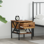 Mesas de Noche 2 pcs Madera Vieja 40x42x45 cm Madera Ingienerizada de , Mesitas de noche - Ref: Foro24-871223, Precio: 91,32 €