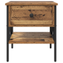 Mesas de Noche 2 pcs Madera Vieja 40x42x45 cm Madera Ingienerizada de , Mesitas de noche - Ref: Foro24-871223, Precio: 91,32 €