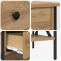 mesaXL Mesas de Noche 2 pcs de Roble Artesanal 40x42x45 cm Madera Ingenierizada | Foro24.es | Tu tienda online para hogar, jardín y más Foro24.es