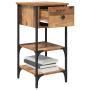 Cabinet de Noche Madera Vieja 34x36x70 cm Madera Elaborada de , Mesitas de noche - Ref: Foro24-871236, Precio: 50,02 €, Descu...