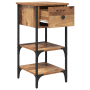 Cabinet de Noche Madera Vieja 34x36x70 cm Madera Elaborada de , Mesitas de noche - Ref: Foro24-871236, Precio: 50,02 €, Descu...