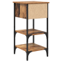 Cabinet de Noche Madera Vieja 34x36x70 cm Madera Elaborada de , Mesitas de noche - Ref: Foro24-871236, Precio: 50,02 €, Descu...