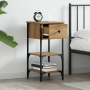 Mesitas de Noche 2 pcs Roble Artesanal 34x36x70 cm Madera Ingenierizada de , Mesitas de noche - Ref: Foro24-871239, Precio: 1...