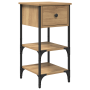 Mesitas de Noche 2 pcs Roble Artesanal 34x36x70 cm Madera Ingenierizada de , Mesitas de noche - Ref: Foro24-871239, Precio: 1...