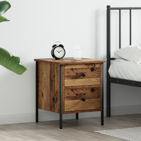 Cabine de Noche Madera Antigua 40x42x50 cm Madera Agregada de , Mesitas de noche - Ref: Foro24-871246, Precio: 55,54 €, Descu...