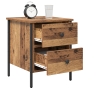 Cabine de Noche Madera Antigua 40x42x50 cm Madera Agregada de , Mesitas de noche - Ref: Foro24-871246, Precio: 55,54 €, Descu...