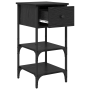 Mesas de Noche 2 pcs Roble Negro 34x36x70 cm Madera Maciza de , Mesitas de noche - Ref: Foro24-871241, Precio: 96,70 €, Descu...