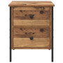 Cabine de Noche Madera Antigua 40x42x50 cm Madera Agregada de , Mesitas de noche - Ref: Foro24-871246, Precio: 55,54 €, Descu...
