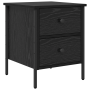 Armario de Noche en Roble Negro 40x42x50 cm de Madera de , Mesitas de noche - Ref: Foro24-871248, Precio: 58,77 €, Descuento: %