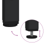 Armario de Noche en Roble Negro 40x42x50 cm de Madera de , Mesitas de noche - Ref: Foro24-871248, Precio: 58,77 €, Descuento: %