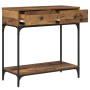 Mesa Consola Madera Vieja 75x34.5x75 cm Madera Engineered de , Mesas auxiliares - Ref: Foro24-871296, Precio: 77,00 €, Descue...
