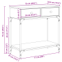 Mesa Consola Madera Vieja 75x34.5x75 cm Madera Engineered de , Mesas auxiliares - Ref: Foro24-871296, Precio: 77,00 €, Descue...